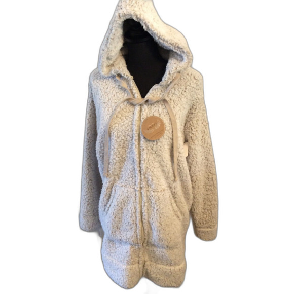 New NWT Amari Berber Hooded Lounger OS Luxury Collection - Picture 1 of 6